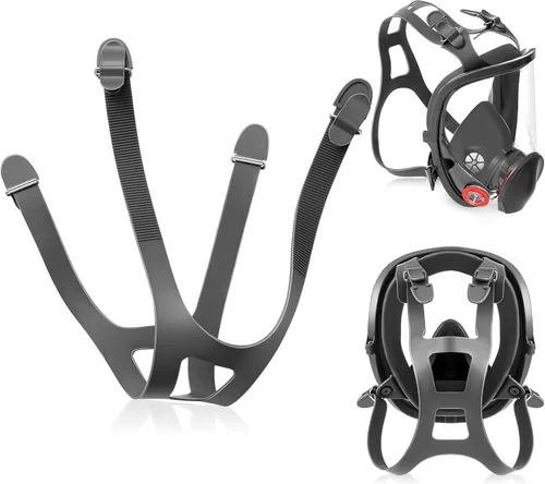 Jecery 1 Pcs Silicone Head Harness Strap for Full Facepieces 6000 Series Respiratory Protection, Compatible with 6000 Series 6700, 6800, 6900 Head
