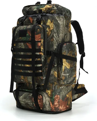 Miniatura 15 de Mochila de senderismo W WINTMING para hombres 70L/100L, mochila de campamento, mochila militar Molle, paquete de asalto de 3 días para escalada