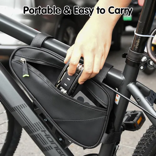 Miniatura 7 de PXZBLG Kit de reparación de bicicletas, kit de herramientas de reparación de neumáticos de bicicleta, incluye multiherramienta 16 en 1, accesorios