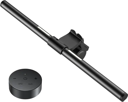 OOWOLF Barra de luz para monitor con control remoto, lámpara de monitor de computadora Ra95 para cuidado de los ojos, lámpara de lectura USB, barra