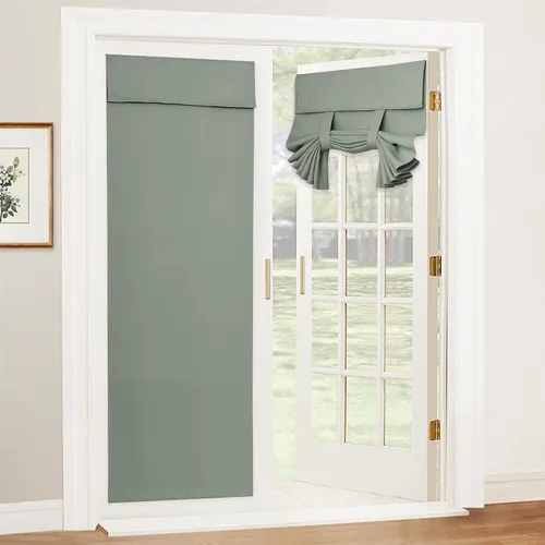 Miniatura 24 de RYB HOME 2 Paneles Cubierta de Ventana de Puerta de Aula, Persianas Opacas para Ventanas y Puertas de Aula Cubierta Persianas de Confinamiento