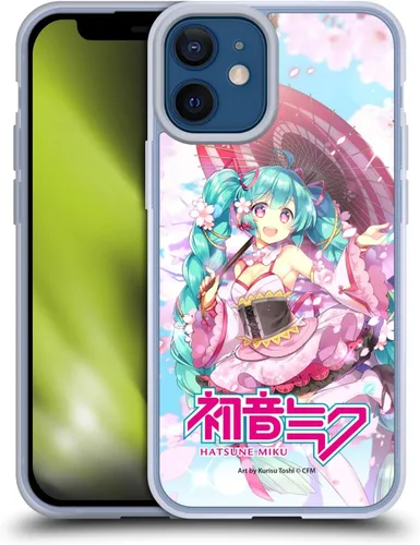 Miniatura 189 de Head Case Designs Licencia Oficial Hatsune Miku Gráficos Lindos Carcasa de Gel [Protección de Grado Militar] Compatible con Apple iPhone 7