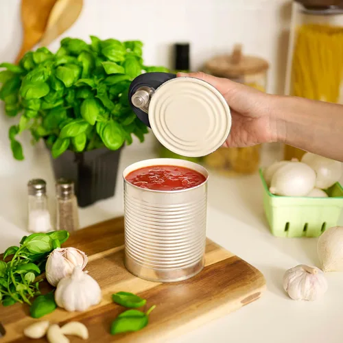 Miniatura 6 de bella Abrelatas automático, manos libres, funciona con pilas, inalámbrico, hoja de acero inoxidable para abrir cualquier tamaño de lata con imán