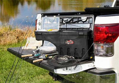 Miniatura 7 de RealTruck UnderCover SwingCase - Caja de almacenamiento para caja de camioneta; SC301P; compatible con Dodge Dakota 1987-2013 del lado del pasajero