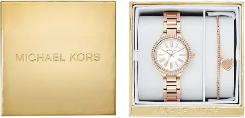 Miniatura 2 de Michael Kors Taryn Reloj de cuarzo para mujer con correa de acero inoxidable oro rosa 16 Modelo MK3858