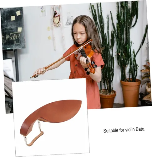 Miniatura 5 de SUPVOX 2 juegos de accesorios de violín soporte de barbilla soporte de guitarra portátil suministros de violín soporte de piso accesorio de violín