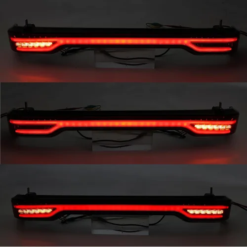 Miniatura 5 de TCT-MOTORPARTS Luces traseras LED de freno LED King para Harley Touring 2014-2025 Electra Glide Ultra Limited Road King Glide Street