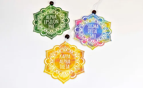Miniatura 4 de Delta Phi Epsilon - Ambientador Mandala - Paquete de 2
