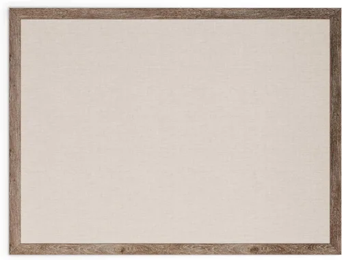 Miniatura 9 de U Brands - Tablón de anuncios de lino, de corcho de lino, 23 x 35 pulgadas, marco de madera rústica (4891U00-01)