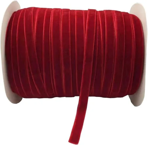 Miniatura 67 de Bobina de cinta de terciopelo de 10 yardas, disponible en muchos colores (Beige, 1 1/2 pulgadas)