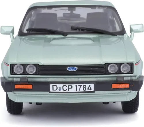 Miniatura 4 de Bburago - Modelo a escala 1/24 compatible con Ford Capri 1600 GT 1982 (verde)