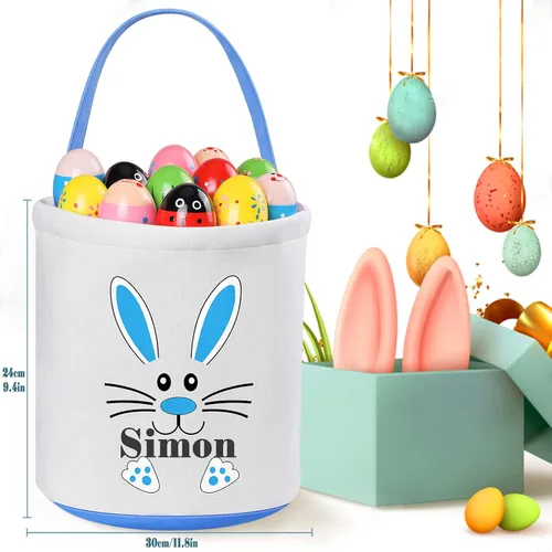 Miniatura 3 de Regalos de Pascua personalizados para niños, cestas de Pascua personalizadas de Jocidea para niños, canasta de Pascua juguetes para niñas, juguetes
