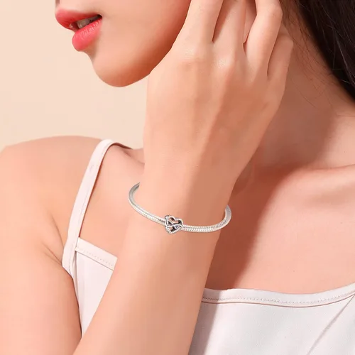 Miniatura 5 de Annmors Family Charm Love your Dad Mon Sister Infinity Charm fits Bracelets, 925 Sterling Silver-Lucky Charm for Woman Pendant Bead, Jewelry Beads