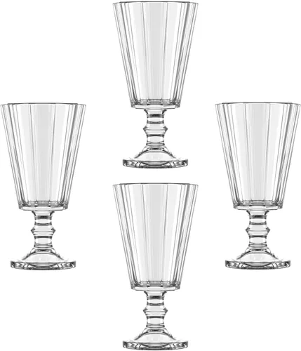 Juego de 4 vasos de chupito de estilo vintage (Lafitnik) de 1.7 onzas líquidas, vasos de chupito para whisky, tequila, vodka, vasos de bar, vidrio