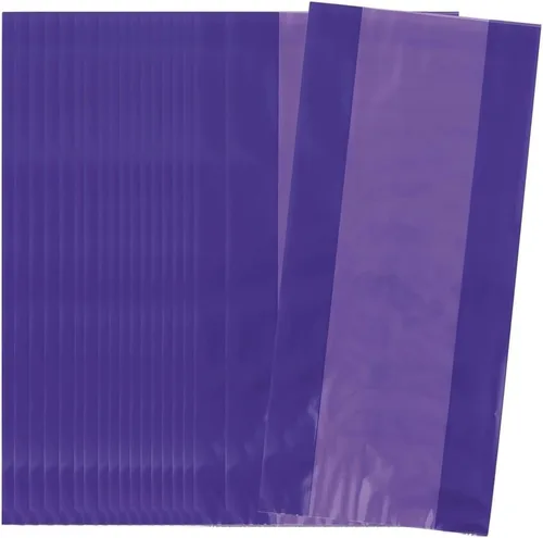 Bolsas de celofán, color azul real, 30 unidades, talla única , Púrpura