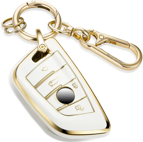 Miniatura 63 de para Buick - Funda para llavero con llavero de cuerda trenzada metálica anti-pérdida mejorada, carcasa suave de TPU exquisita para Avenir Envision