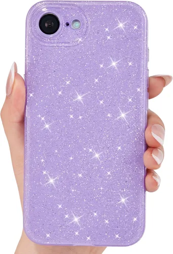 Miniatura 46 de Svanove Funda para iPhone 11 con Purpurina, Brillante Femenina Linda con Brillo Resplandeciente Reluciente Luminosa Funda de Teléfono para Mujeres