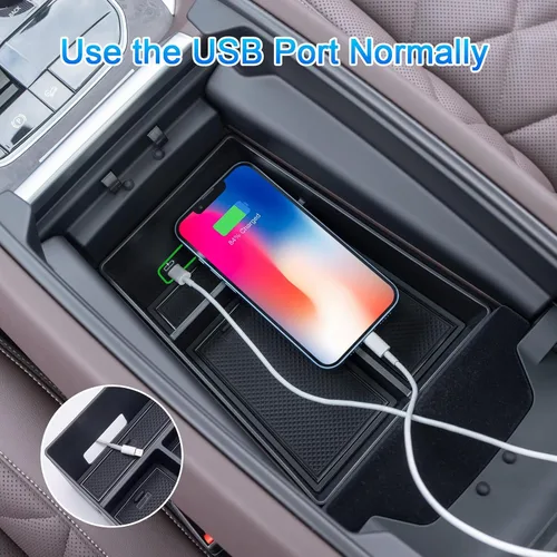 Miniatura 4 de JKCOVER Bandeja organizadora de consola central compatible con BMW X5 G05 X7 G07 (2019-2025) y X6 G06 (2020 2021 2022 2023 2024 2025) Accesorios