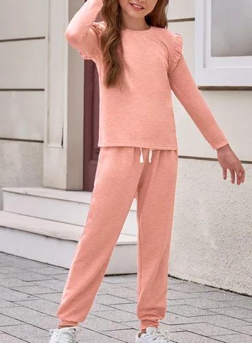 Miniatura 7 de blibean Conjuntos de ropa de otoño para niñas con estilo, tallas 4-13 años