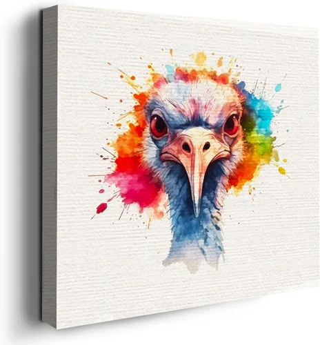 Miniatura 23 de Mavis Print - Lienzo decorativo para pared con diseño de conejo/conejo, 36 x 36 pulgadas, decoración de pared de animales impresos en HD y marco