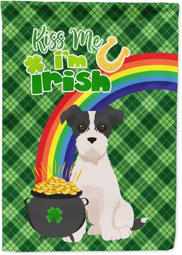 Miniatura 180 de Caroline's Treasures WDK4731GF - Bandera decorativa para jardín del día de San Patricio, color negro y tostado, Airedale Terrier, para jardín