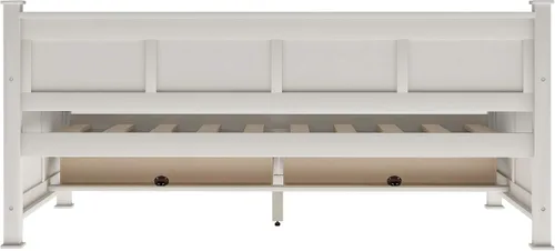 Miniatura 8 de Bellemave Marco de sofá cama individual con cajones de almacenamiento, plataforma de madera, sofá cama capitán para niños, dormitorio, sala de estar