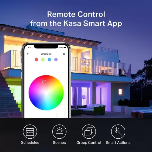 Miniatura 7 de Kasa Smart - Bombillas inteligentes de color completo, bombillas WiFi inteligentes regulables con cambio de color total compatibles con Alexa