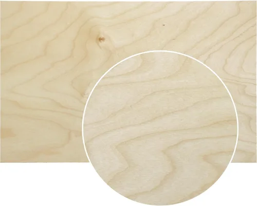 Miniatura 7 de Paquete de 10 Madera contrachapada de abedul báltico prémium de 0.236 in y 1/4 de pulgada, 12 x 19 pulgadas, lista para Glowforge, grado Paquete