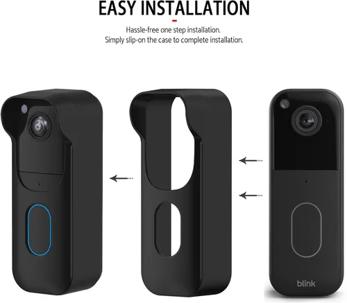 Miniatura 6 de Funda de silicona para Blink Video Doorbell (2.ª generación), funda protectora de silicona resistente a la intemperie con borde para la nueva cámara