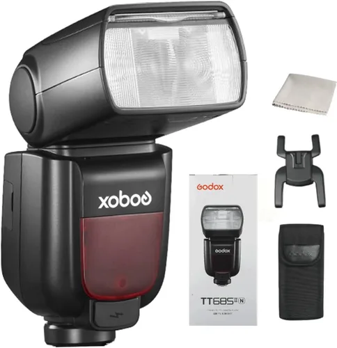 Godox TT685II-N Flash TT685IIN Compatible con Nikon Hot Shoe TTL GN60 2.4G Wireless HSS 1/8000s Speedlite TT685 II Familia