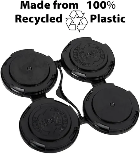 Miniatura 2 de Home Brew Ohio Paquete de 4 soportes para latas de cerveza, color negro, estándar para latas de cuatro paquetes (4 unidades)