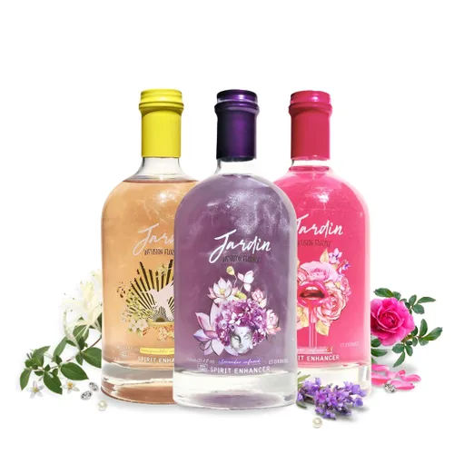 Miniatura 16 de Jardin - Set de regalo - Mezcladores de cóctel de alta calidad - Jarabes sin azúcar - Potenciador de espíritu brillante para cócteles y cócteles