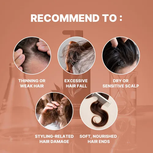 Miniatura 7 de Acondicionador voluminizador profundo para cabello adelgazante – Cuidado del cabello coreano con biotina y pantenol – Reparación de daños
