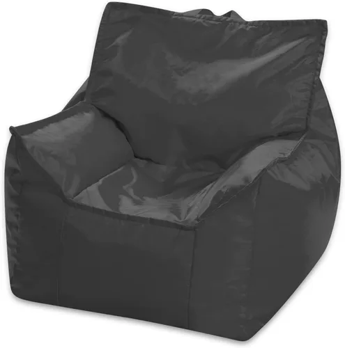 Miniatura 76 de Posh Beanbags - Sillón puff grande, 38 pulgadas, color azul rey sólido Nylon suave - Azul real