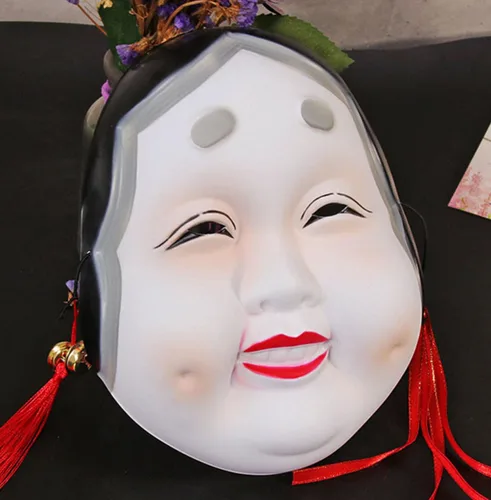 Miniatura 3 de Gmasking Prajna Hannya - Máscara japonesa de Noh Cosplay para adultos, fiesta de disfraces de Halloween