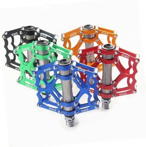 Miniatura 2 de BESPORTBLE 1 par de pedales de bicicleta MTB Pedales Zapatos de bicicleta Tacos Ciclo Clips de bicicleta Pedales de bicicleta con correas aleación