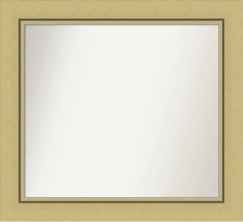 Miniatura 98 de Amanti Art Landon Gold Espejo de baño, espejo de pared o espejo de tocador de baño sobre el fregadero (26.25 x 26.25 pulgadas) Espejo no biselado