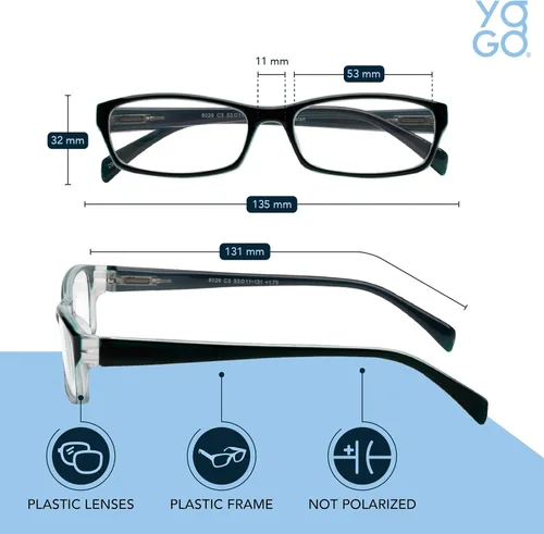 Miniatura 3 de Yogo Vision Reading Glasses 5 Pairs Fashion Ladies Quality Designed Spring Hinge Readers for Women