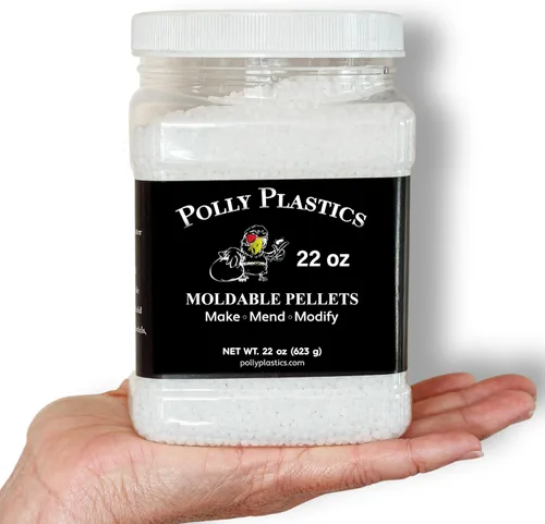 Miniatura 7 de Polly Plastics - Bolitas de plástico moldeables de grado profesional – Suministros de cosplay y aficionados para manualidades, reparaciones y más
