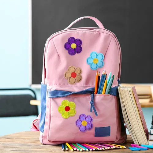 Miniatura 4 de Tigeen 60 parches de flores para planchar con bonitos parches de flores para coser en apliques bordados, parches de costura para bolsos, chaquetas