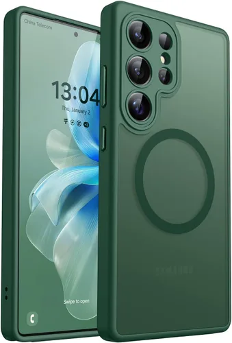 Miniatura 75 de CANSHN Funda diseñada para Samsung Galaxy A16-5G [protección completa de la cámara] [compatible con Magsafe] funda protectora trasera translúcida