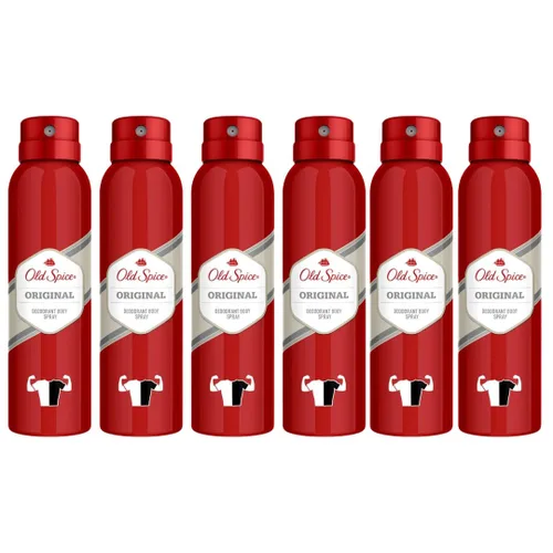 Miniatura 2 de Old Spice Desodorante original en aerosol corporal para hombres, 5.1 fl oz, aroma clásico fresco, protección contra olores de larga duración