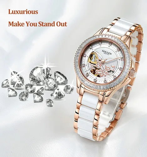 Miniatura 4 de Automatic Watches for Women, Casual Women's Watch, 3ATM Waterproof Women's Wrist Watches, Ideal Gift for Girls & Adults