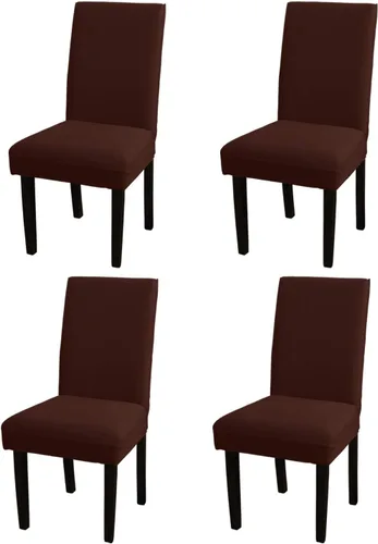 Miniatura 14 de Funda protectora para silla de comedor, lavable, extraíble, de elastano