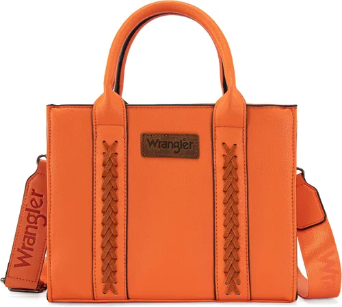 Miniatura 11 de Bolso tote mediano Wrangler para mujer, bolsos de diseñador, bolsos de mano con asa superior y correa