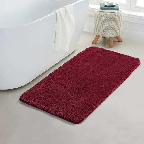 Miniatura 59 de YHF - Alfombras de baño de 20 x 32 pulgadas, extra gruesas y suaves, de microfibra peluda, lavables a máquina, alfombras de baño absorbentes, tapete