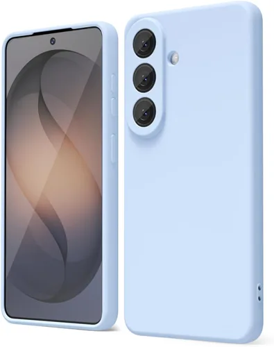 Miniatura 40 de oakxco Funda para teléfono Samsung Galaxy S21 Ultra con agarre de silicona líquida, bonita funda delgada y delgada de goma suave de TPU lisa
