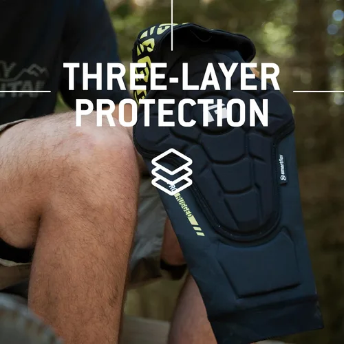 Miniatura 2 de G-Form Pro-Rugged - Rodilleras de 2 MTB – Rodilleras de compresión para protección, cómodas para hombres y mujeres, protectores transpirables