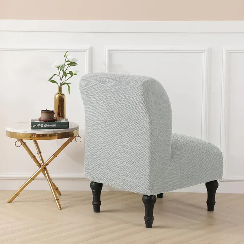 Miniatura 9 de JIAN YA NA Funda para Silla de Acento sin Brazos, Funda Elástica para Silla sin Brazos de Spandex, Fundas para Sillas sin Brazos, Funda para Silla