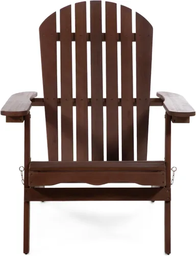 Miniatura 3 de Elk - Silla Adirondack de madera de eucalipto para patio al aire libre de 34 pulgadas de ancho para patio al aire libre, terraza, playa, jardín